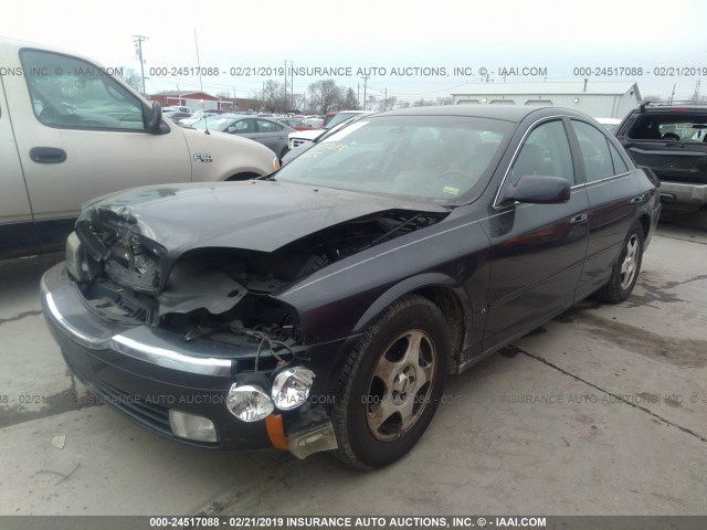 1LNHM87A3YY752918 - 2000 LINCOLN LS أزرق صورة 2