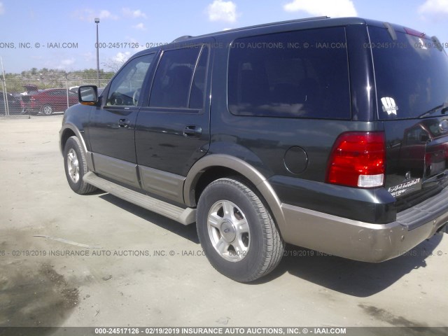 1FMRU17W94LA56823 - 2004 FORD EXPEDITION EDDIE BAUER GREEN photo 3