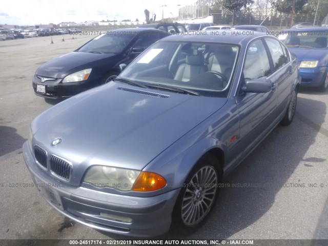 WBAAV53441JS93394 - 2001 BMW 330 I BLUE photo 2