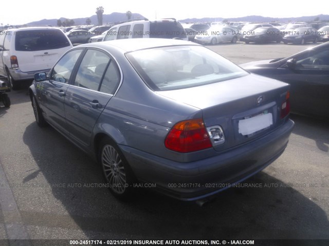 WBAAV53441JS93394 - 2001 BMW 330 I BLUE photo 3