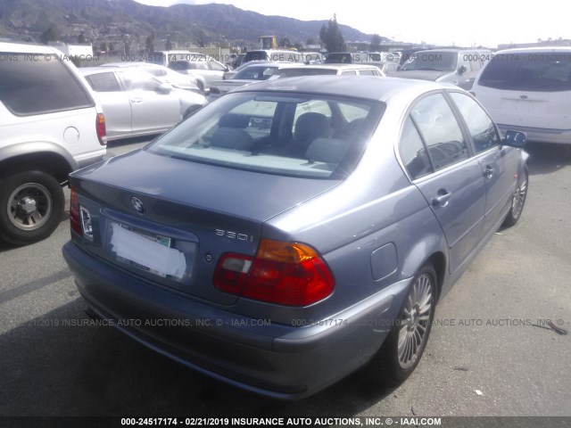 WBAAV53441JS93394 - 2001 BMW 330 I BLUE photo 4