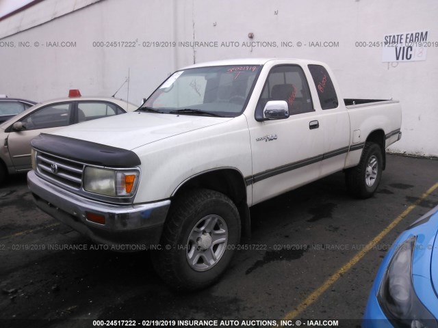 JT4UN24D1V0034404 - 1997 TOYOTA T100 XTRACAB SR5 WHITE photo 2