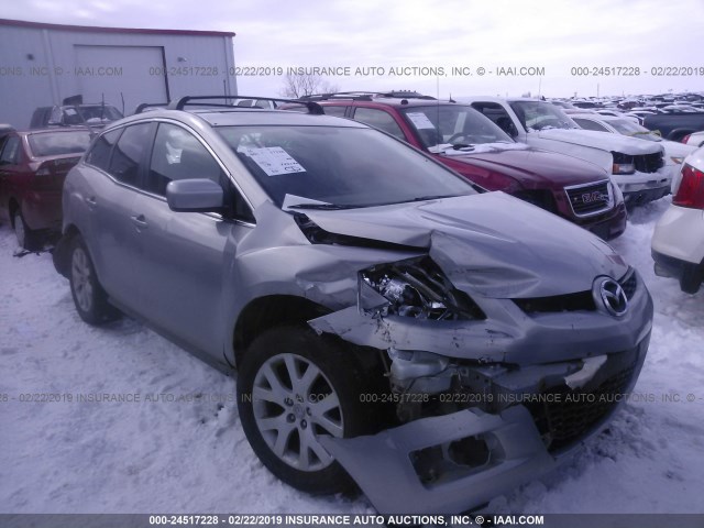 JM3ER293380187256 - 2008 MAZDA CX-7 SILVER photo 1