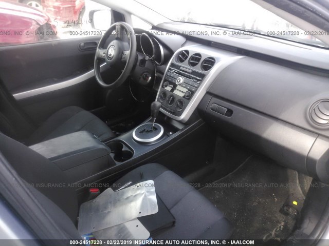 JM3ER293380187256 - 2008 MAZDA CX-7 SILVER photo 5