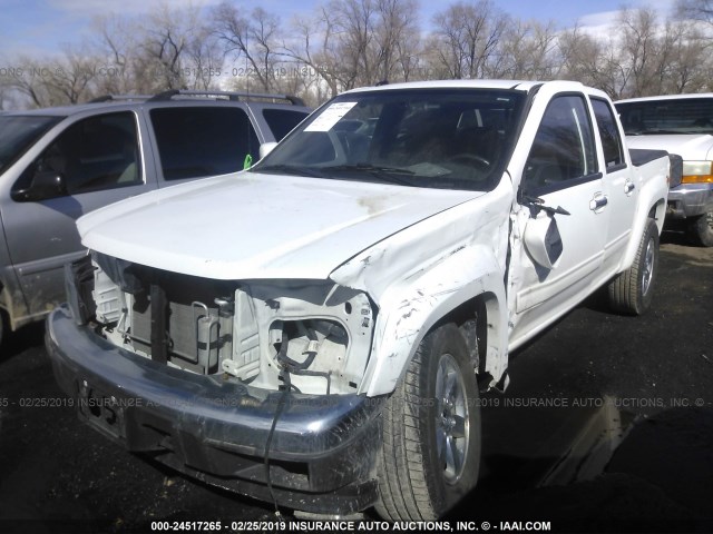 1GCHTDFEXC8141278 - 2012 CHEVROLET COLORADO LT WHITE photo 2