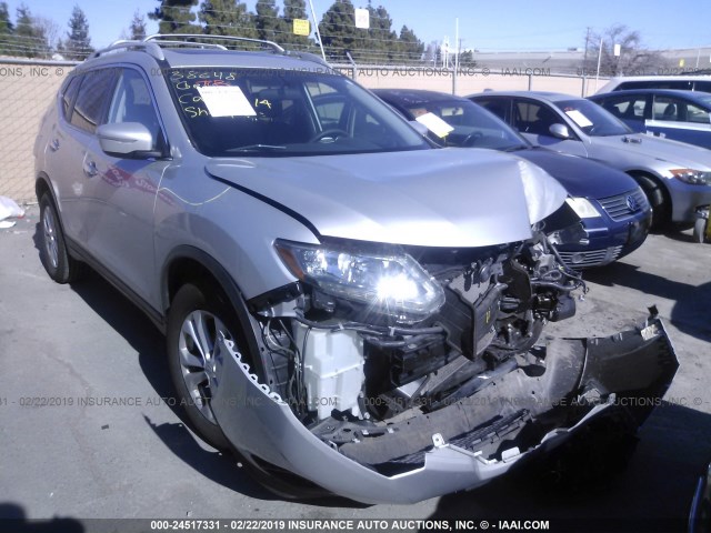 5N1AT2MTXFC772097 - 2015 NISSAN ROGUE S/SL/SV SILVER photo 1