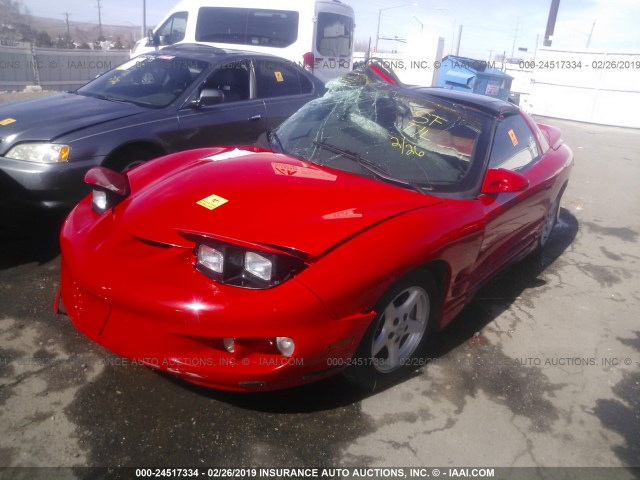 2G2FS22K9X2219678 - 1999 PONTIAC FIREBIRD RED photo 2