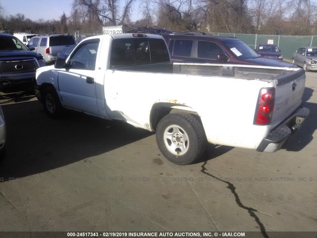 1GCEC14X34Z100752 - 2004 CHEVROLET SILVERADO C1500 WHITE photo 3