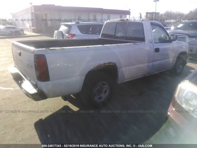 1GCEC14X34Z100752 - 2004 CHEVROLET SILVERADO C1500 WHITE photo 4