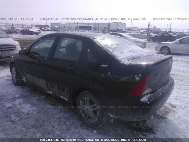 1FAFP3437YW350042 - 2000 FORD FOCUS SE/SE SPORT BLACK photo 3