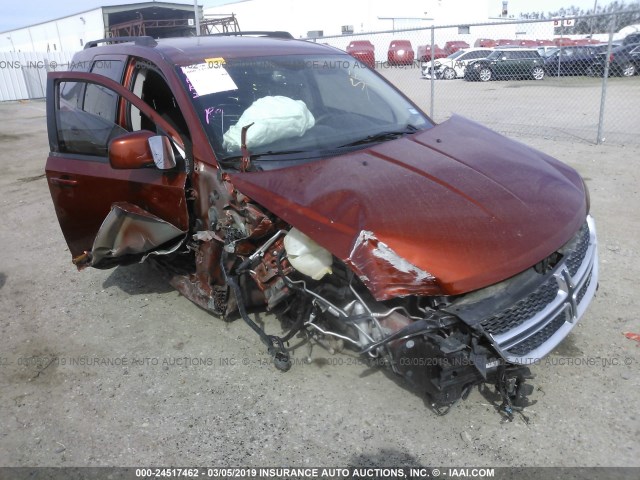 3C4PDCBB5ET281130 - 2014 DODGE JOURNEY SXT ORANGE photo 6