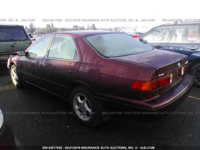 JT2BG22K710545573 - 2001 TOYOTA CAMRY CE/LE/XLE RED photo 3