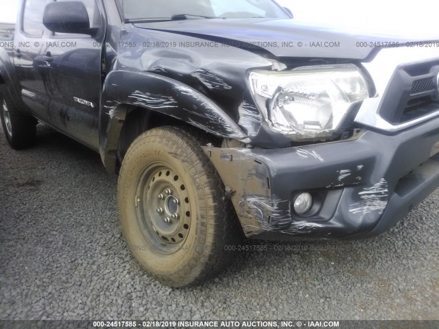 3TMLU4EN9EM154921 - 2014 TOYOTA TACOMA DOUBLE CAB 灰色 照片 6