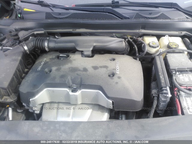 2G1155SL5F9279673 - 2015 CHEVROLET IMPALA LTZ GRAY photo 10