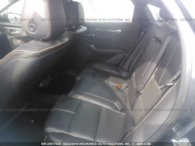 2G1155SL5F9279673 - 2015 CHEVROLET IMPALA LTZ GRAY photo 8