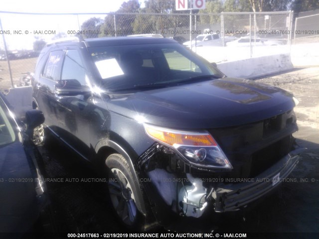 1FM5K7D81DGA12661 - 2013 FORD EXPLORER XLT BLACK photo 1