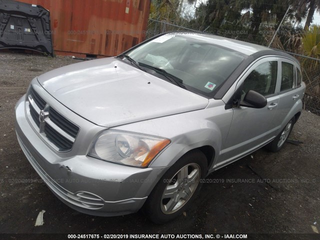 1B3HB48C79D125667 - 2009 DODGE CALIBER SXT SILVER photo 2