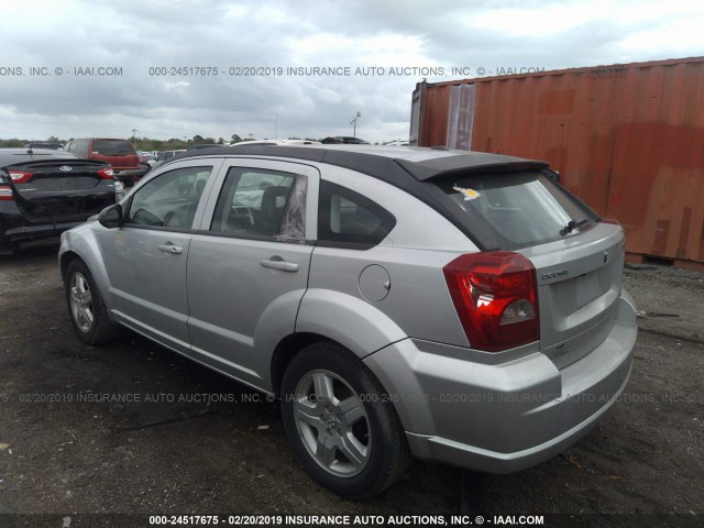 1B3HB48C79D125667 - 2009 DODGE CALIBER SXT SILVER photo 3