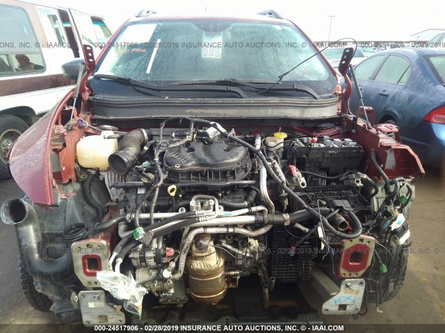 1C4PJMBSXFW634343 - 2015 JEEP CHEROKEE TRAILHAWK 红色 照片 6