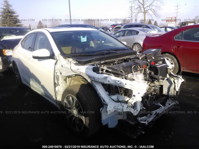 19UUB1F52FA013132 - 2015 ACURA TLX TECH WHITE photo 1