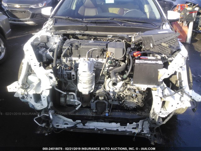 19UUB1F52FA013132 - 2015 ACURA TLX TECH WHITE photo 10