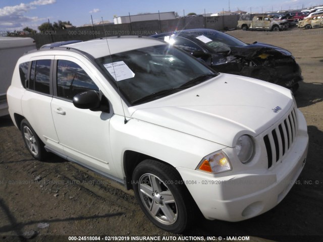 1J4NT4FB7AD578405 - 2010 JEEP COMPASS SPORT WHITE photo 1