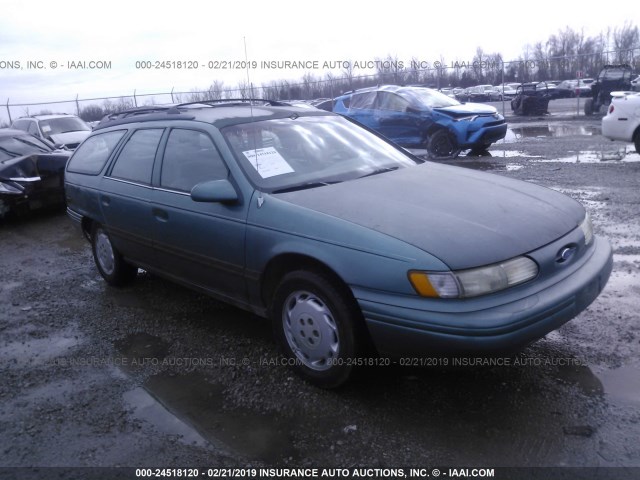 1FALP5744PA310936 - 1993 FORD TAURUS GL Light Blue photo 1