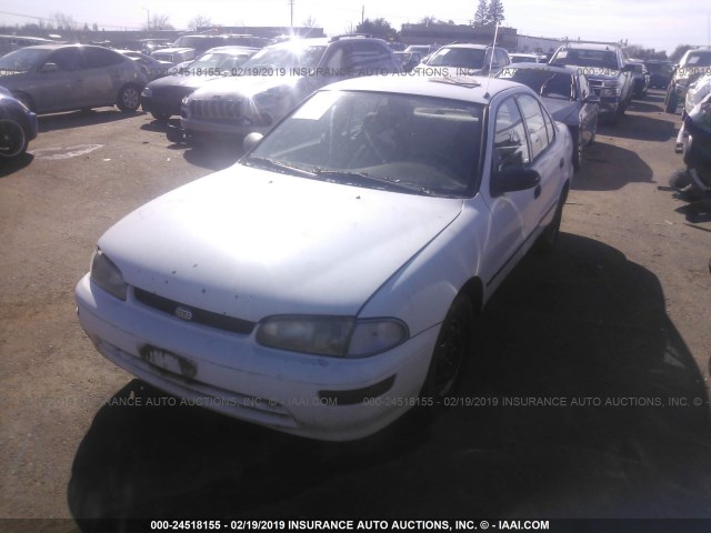 1Y1SK5266SZ020524 - 1995 GEO PRIZM LSI WHITE photo 2