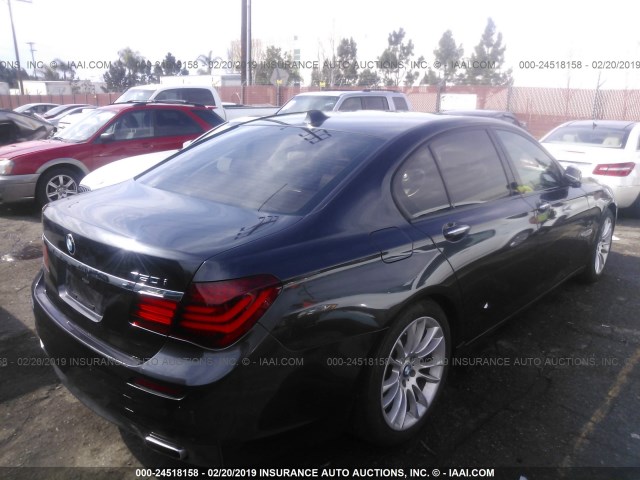 WBAYA8C55DD227542 - 2013 BMW 750 I GRAY photo 4