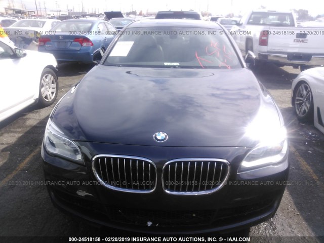 WBAYA8C55DD227542 - 2013 BMW 750 I GRAY photo 6