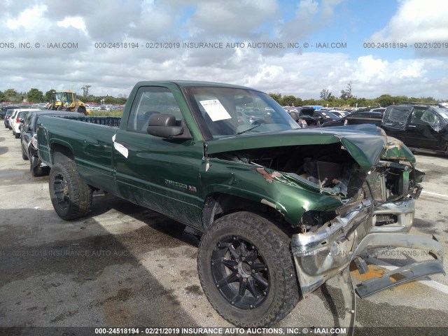 1B7JF26Z2RS640877 - 1994 DODGE RAM 2500 GREEN photo 1