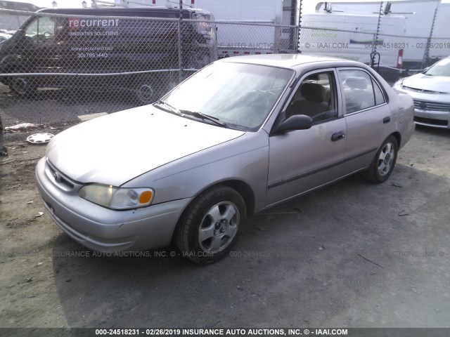 2T1BR12E5YC324169 - 2000 TOYOTA COROLLA VE/CE/LE TAN photo 2