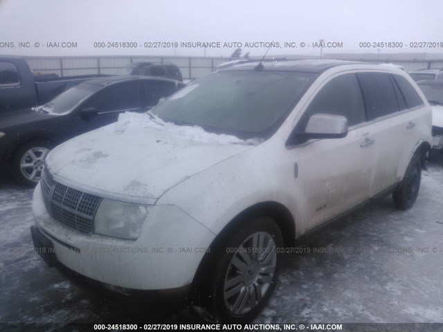 2LMDJ8JC4ABJ02861 - 2010 LINCOLN MKX WHITE photo 2