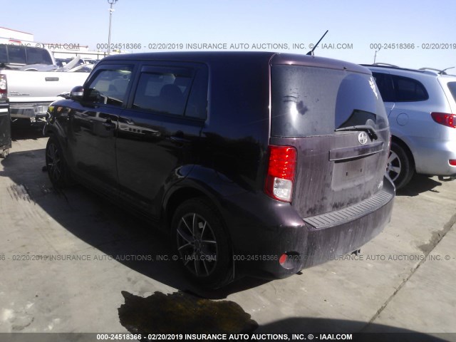 JTLZE4FE6CJ021974 - 2012 TOYOTA SCION XB BURGUNDY photo 3