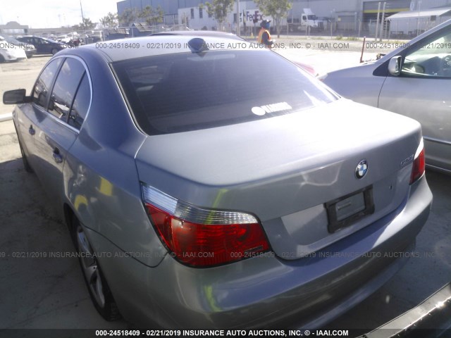 WBANA53574B852313 - 2004 BMW 525 I SILVER photo 3