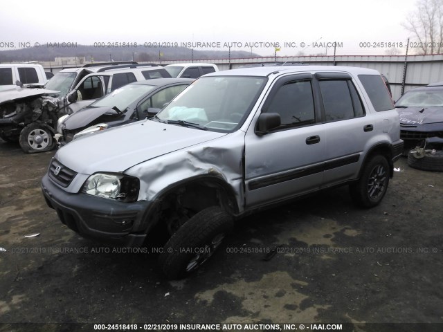 JHLRD28441C005199 - 2001 HONDA CR-V LX SILVER photo 2