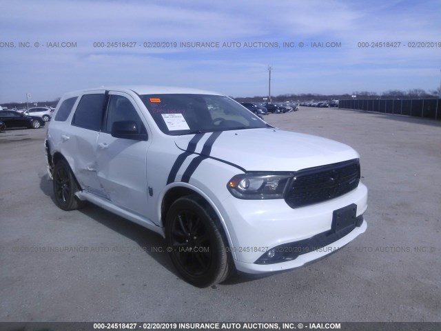 1C4RDHAG2HC960484 - 2017 DODGE DURANGO SXT WHITE photo 1