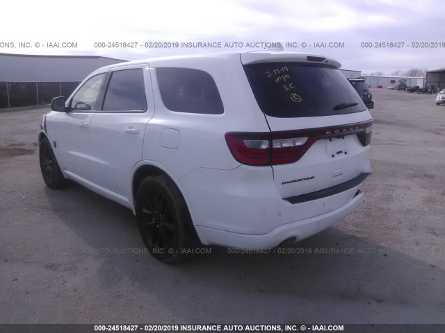 1C4RDHAG2HC960484 - 2017 DODGE DURANGO SXT WHITE photo 3