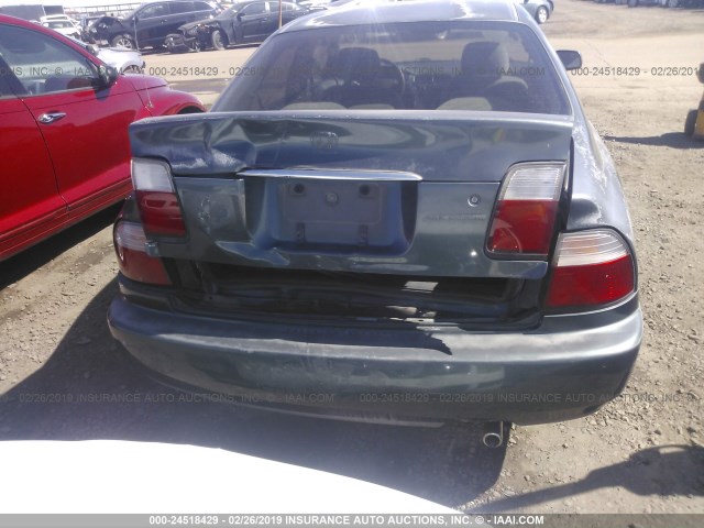 1HGCD5680VA166694 - 1997 HONDA ACCORD VALUE GREEN photo 6