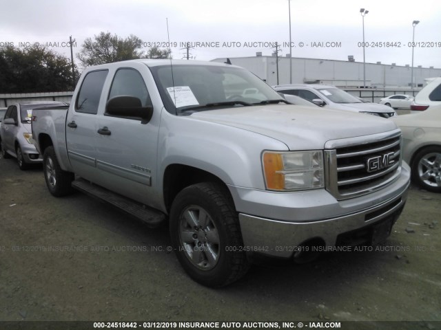 3GTP2VE72DG101215 - 2013 GMC SIERRA K1500 SLE SILVER photo 1