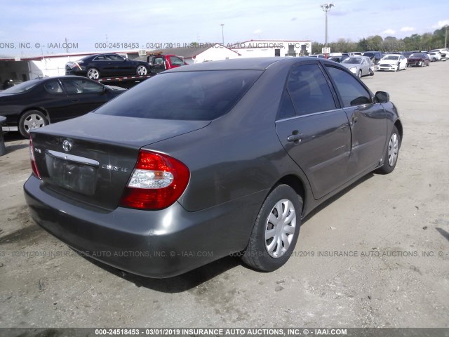 4T1BE32K44U855661 - 2004 TOYOTA CAMRY LE/XLE/SE GRAY photo 4