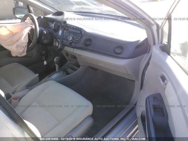 JHMZE2H55AS035786 - 2010 HONDA INSIGHT LX SILVER photo 5