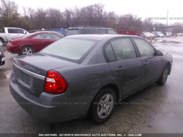 1G1ZS58F28F138227 - 2008 CHEVROLET MALIBU LS 灰色 照片 4