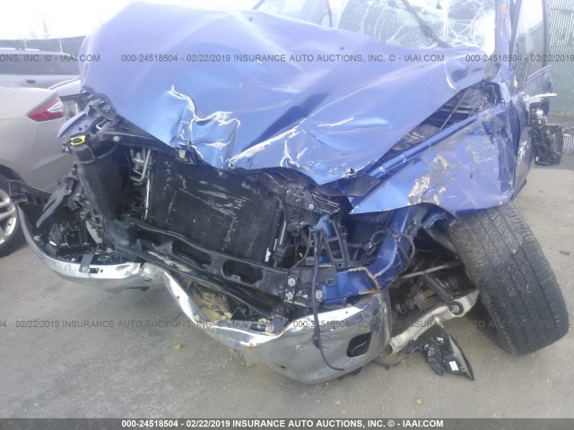 1C6RR7LT5JS125505 - 2018 RAM 1500 SLT BLUE photo 6