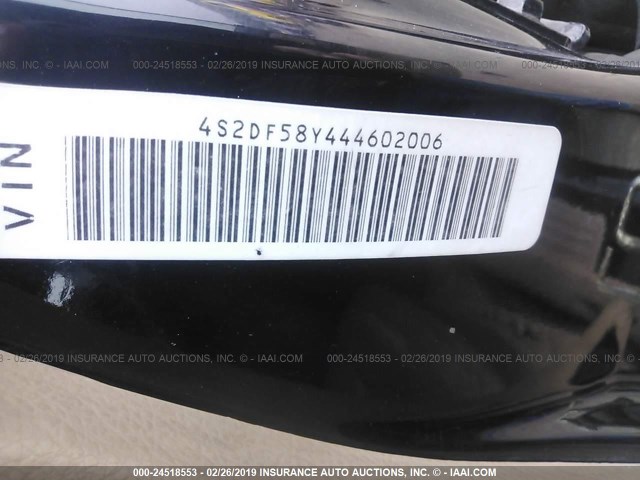 4S2DF58Y444602006 - 2004 ISUZU AXIOM XS Qara foto 9