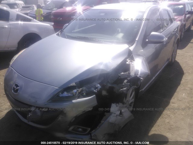 JM1BL1H59A1210193 - 2010 MAZDA 3 S SILVER photo 2