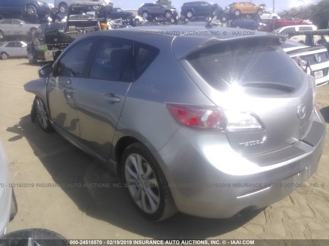 JM1BL1H59A1210193 - 2010 MAZDA 3 S SILVER photo 3