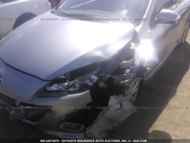 JM1BL1H59A1210193 - 2010 MAZDA 3 S SILVER photo 6