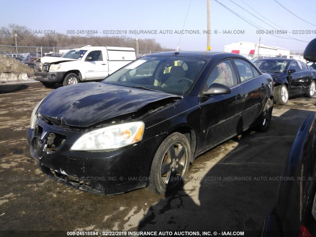 1G2ZH57N674114235 - 2007 PONTIAC G6 GT BLACK photo 2