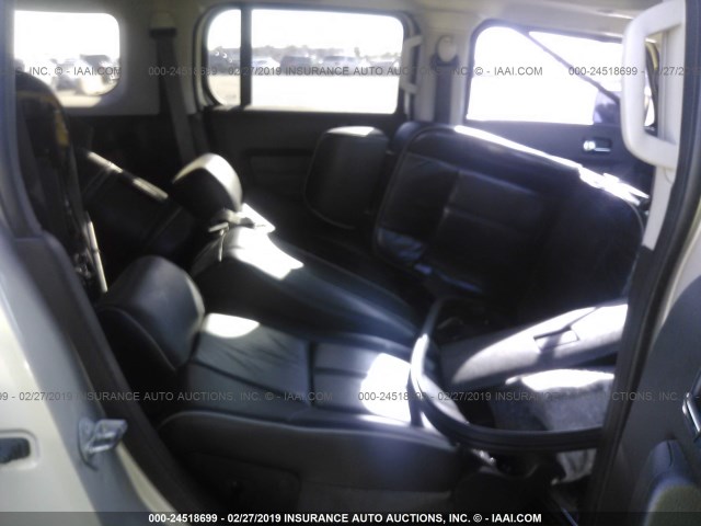 5GTEN13E088110248 - 2008 HUMMER H3 TAN photo 8